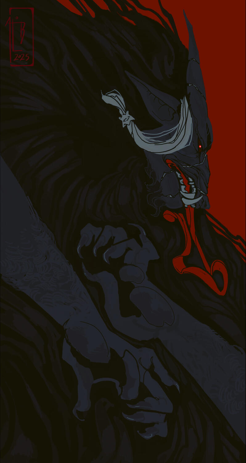 Hévani, 5”x9.5”, Digital Illustration, 2025
