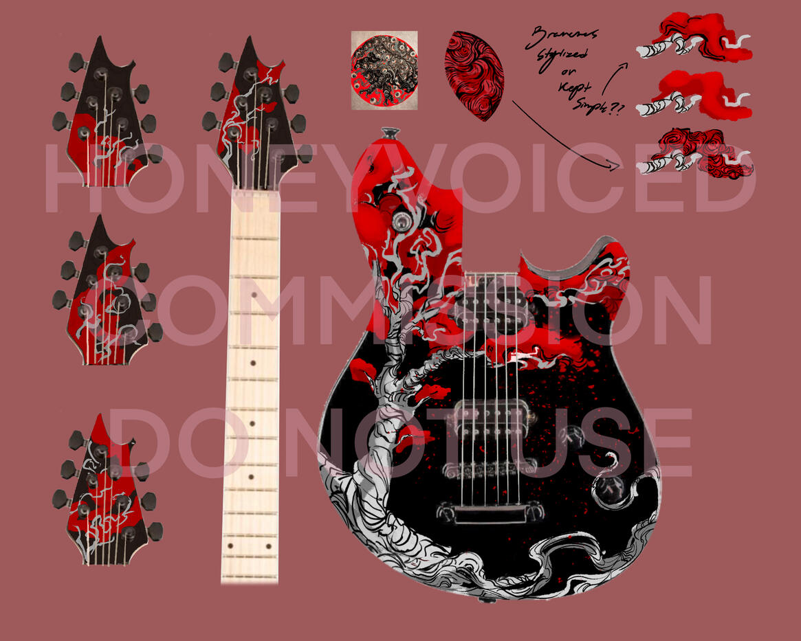 Example: Personalized Guitar Design (Approx. $200)
